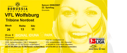 BVB-Ticket 2007/2008